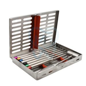 Condensor Straight, set of 7 with hammer and casette