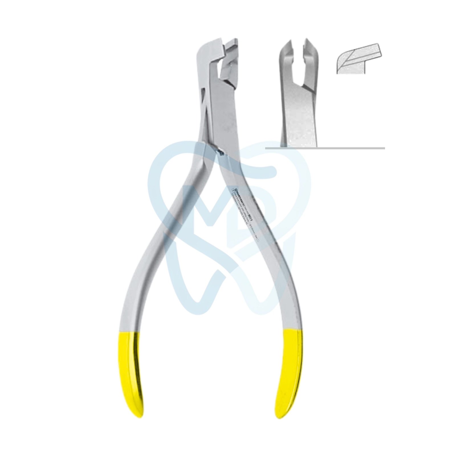 7060-009 Distal End Cutter with safety hold, ◯ Ø 0.35mm / .014”, ▢ 0.55x0.64mm / .021”x.025, 12.5cm, TC - Image 1