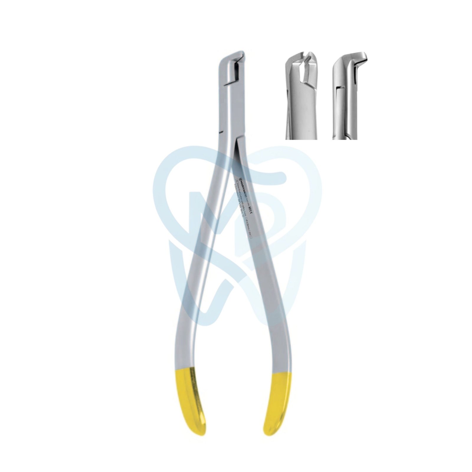 7060-010 Distal End Cutter with safety hold, ◯ Ø 0.35mm / .014”, ▢ 0.55x0.64mm / .021”x.025, 13cm, TC - Image 1