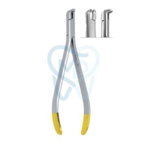 Distal End Cutter with safety hold,  ◯ Ø 0.35mm / .014”, ▢  0.55x0.64mm / .021”x.025, 15cm, TC