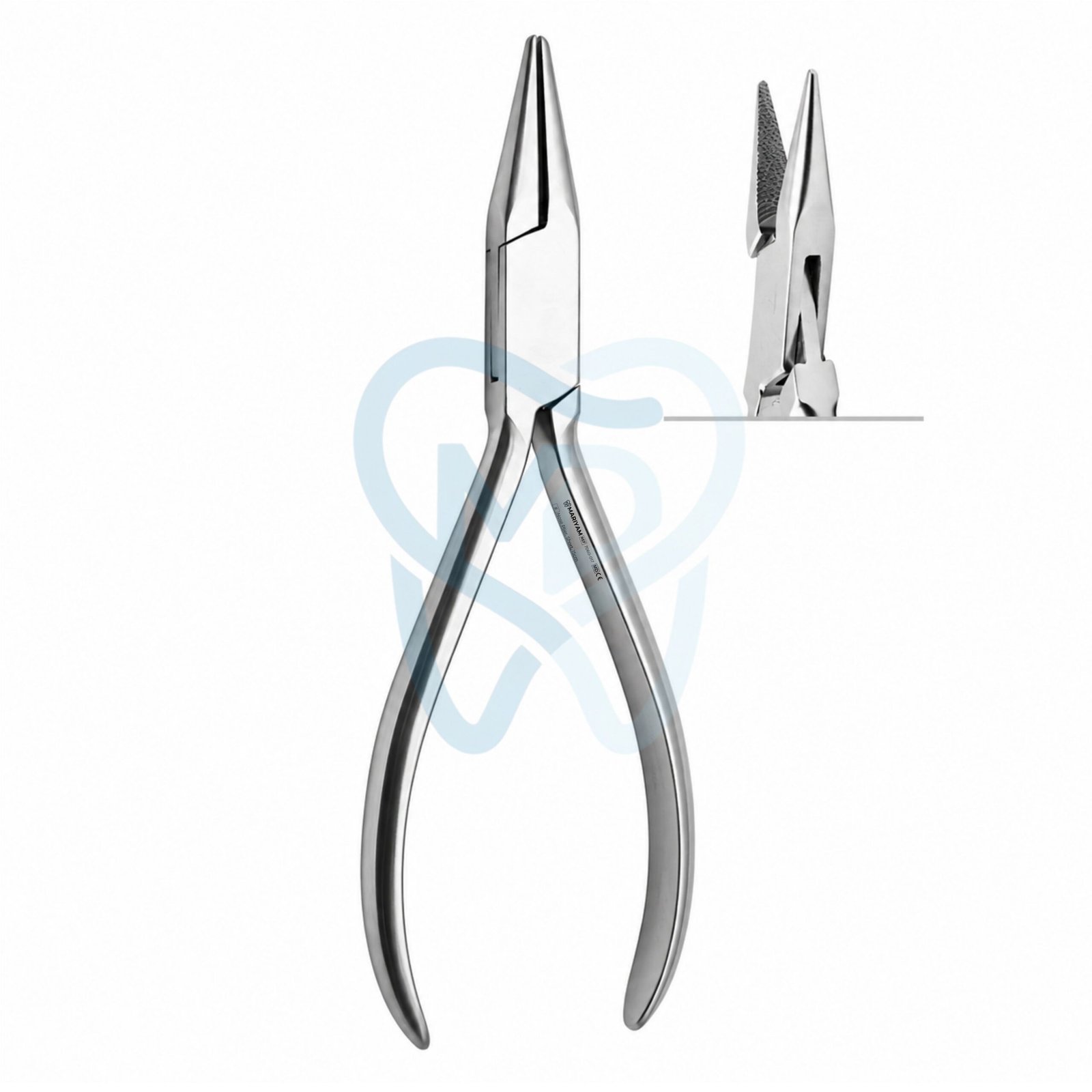 7060-017 Nose Plier, Short, 15cm - Image 1
