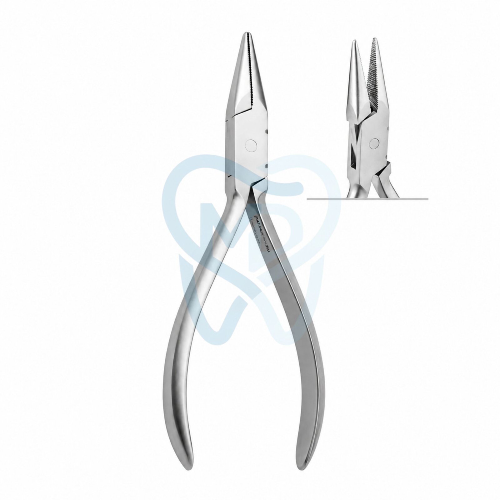 7060-018 Nose Plier, Long, 15cm - Image 1