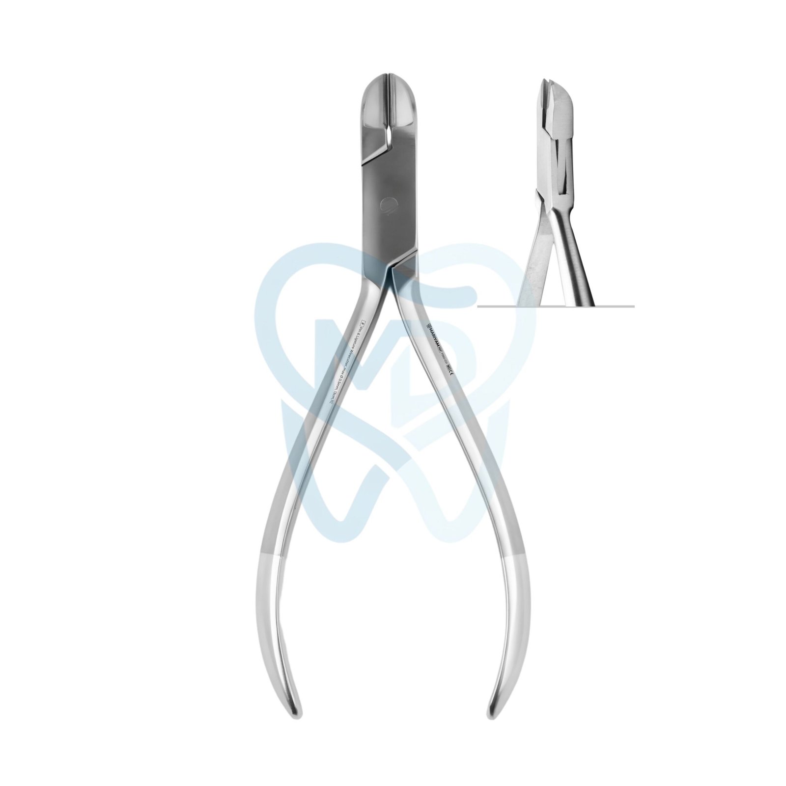 7060-031 Pin & Ligature Wirecutter, max Ø 0.5mm, 13cm,TC - Image 1