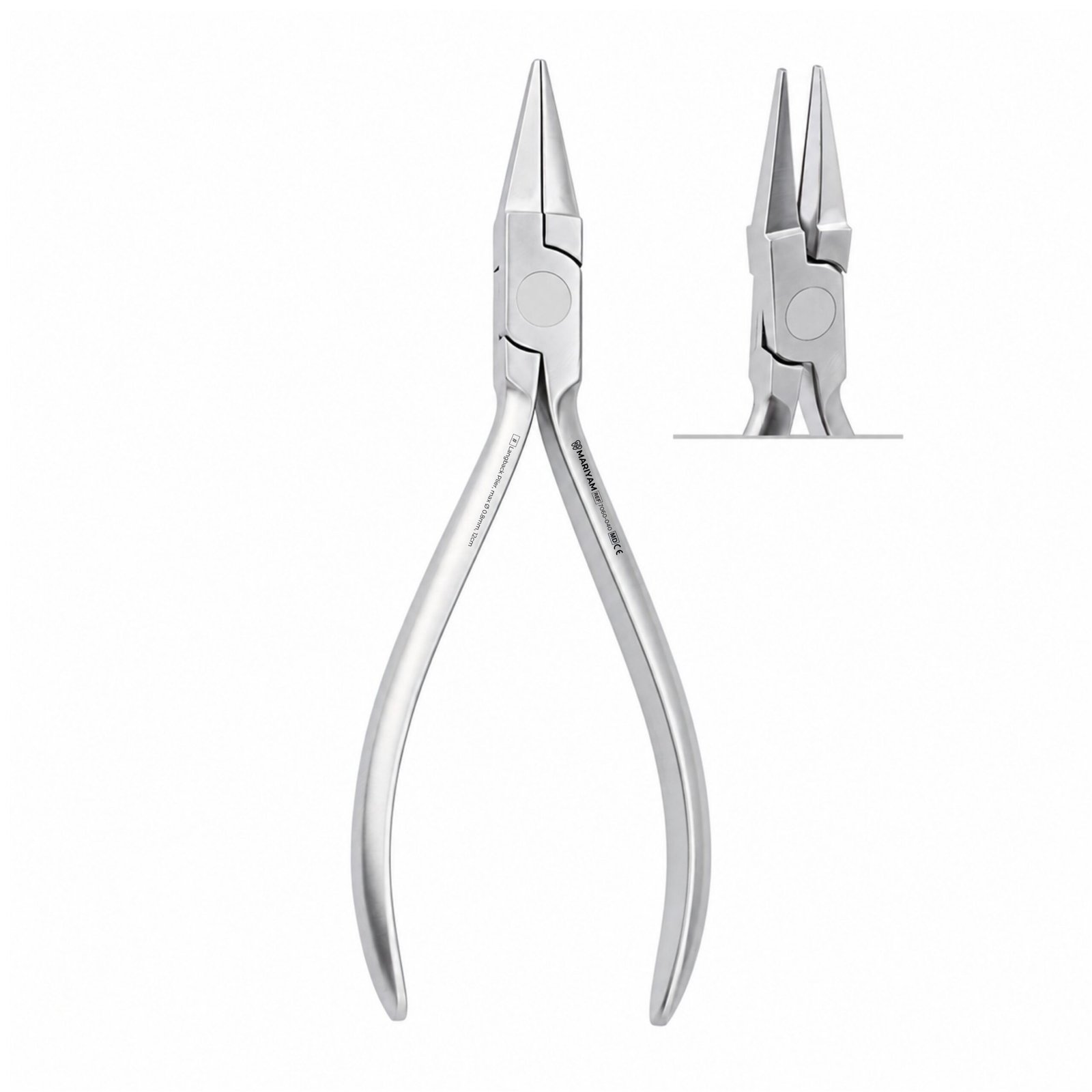 7060-040 Langback Plier, max Ø 0.8mm, 12cm - Image 1
