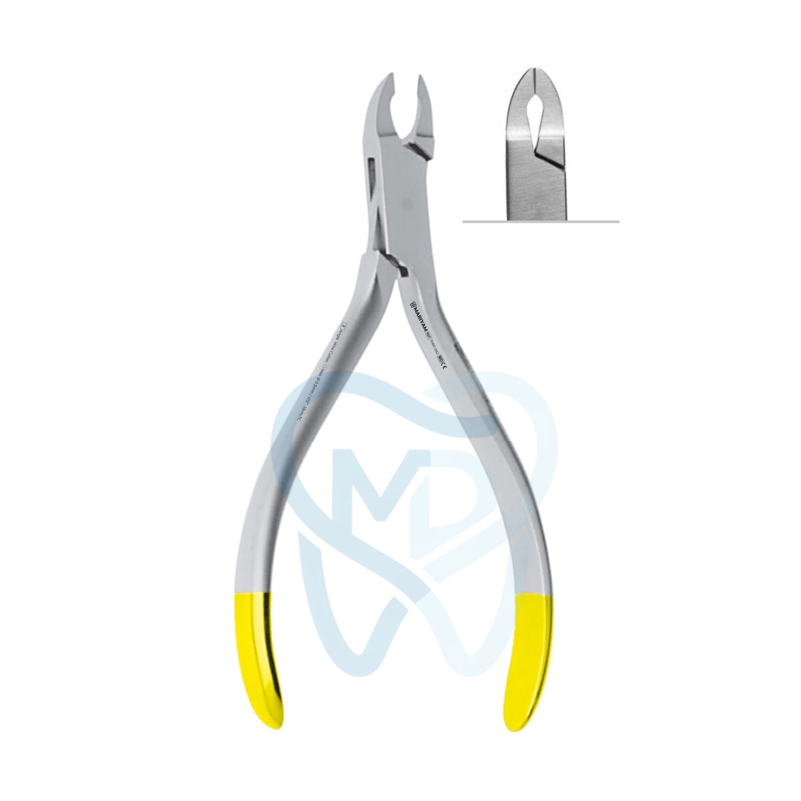 7060-062 Angle Wire Cutter, ◯ Max. Ø 0.3mm / .012” ,13cm,TC - Image 1