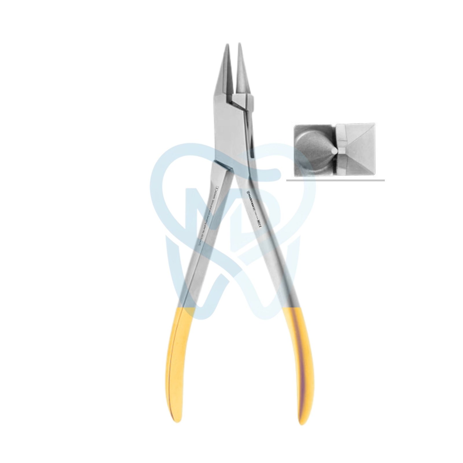 7060-074 ADAMS Wire and Arch bending plier No. 65,15cm,TC - Image 1