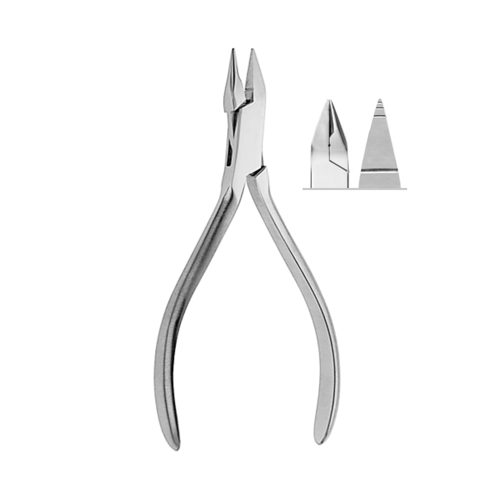7060-077 Wire Bending Plier with grooves, ◯ Max. Ø 0.7mm /.028”, 13.5cm - Image 1
