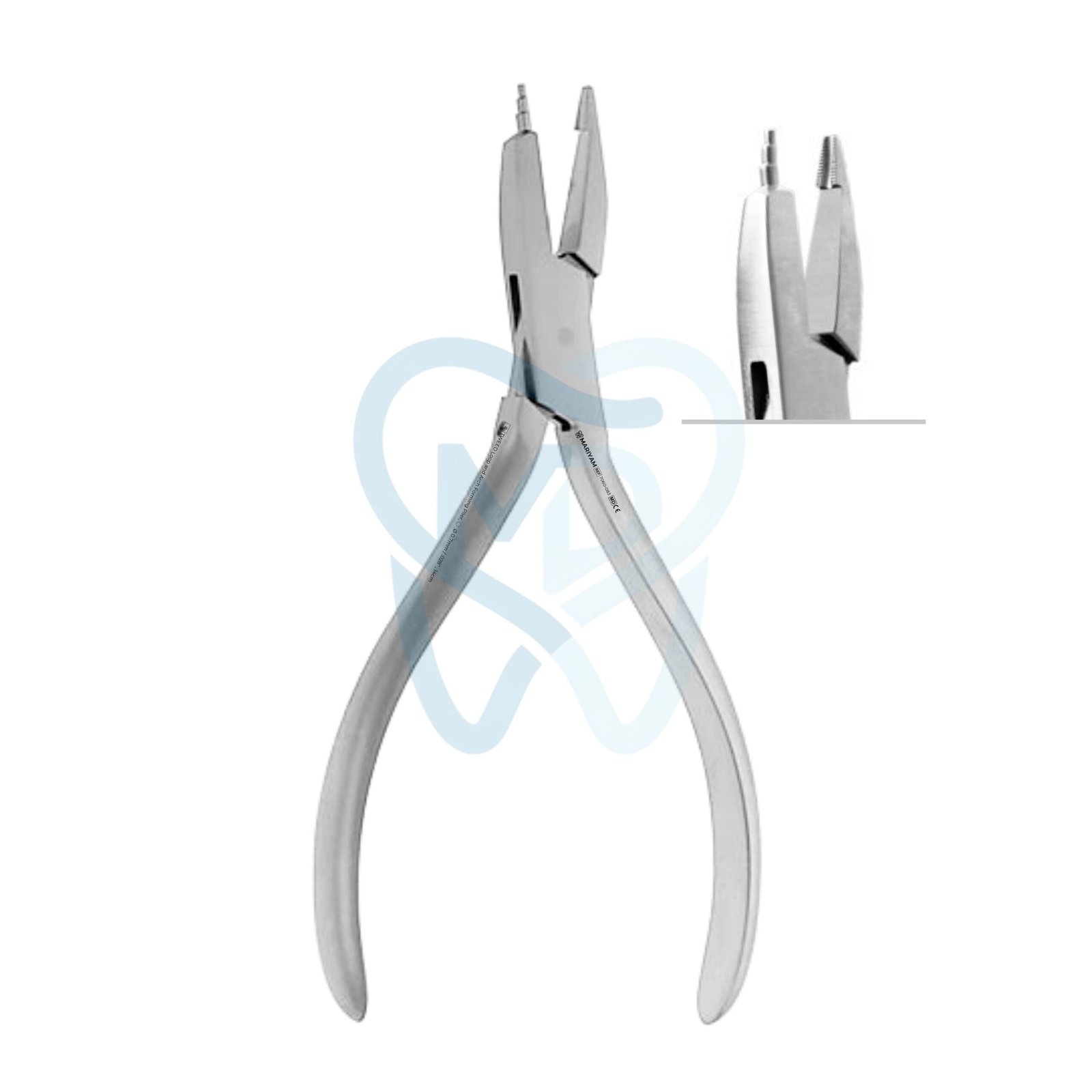 7060-083 TWEED Loop and Arch Forming Plier, ◯ Ø 0.7mm / .028” , 14cm - Image 1