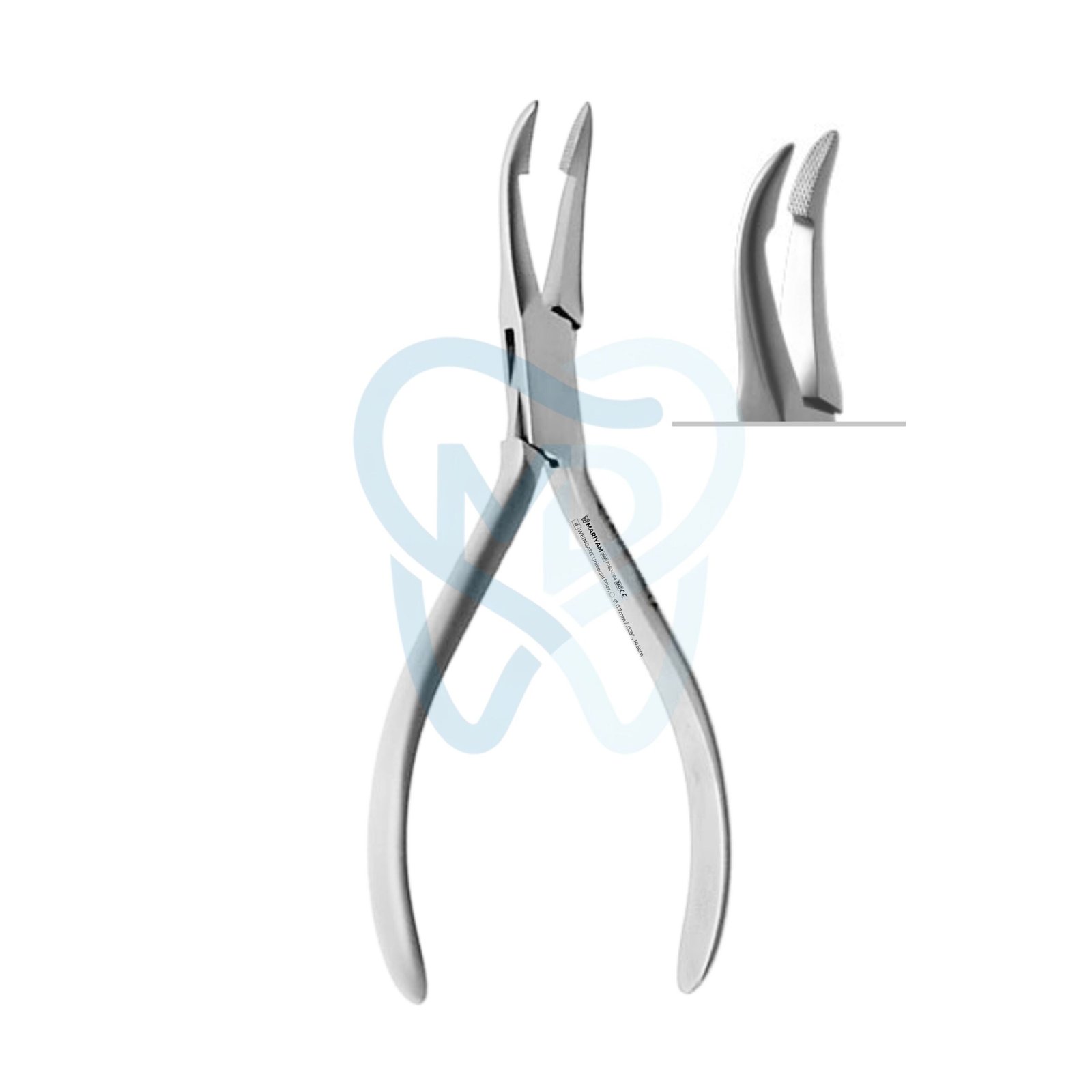 7060-084 WEINGART Universal Plier, ◯ Ø 0.7mm / .028” , 14.5cm - Image 1