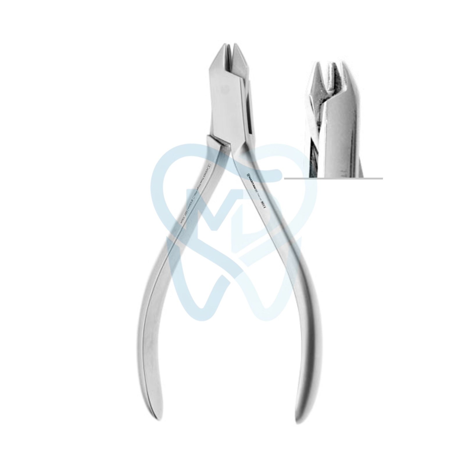 7060-091 ADERER Three-Finger-Plier, ◯ Ø 0.5mm / .020” , 11.5cm - Image 1