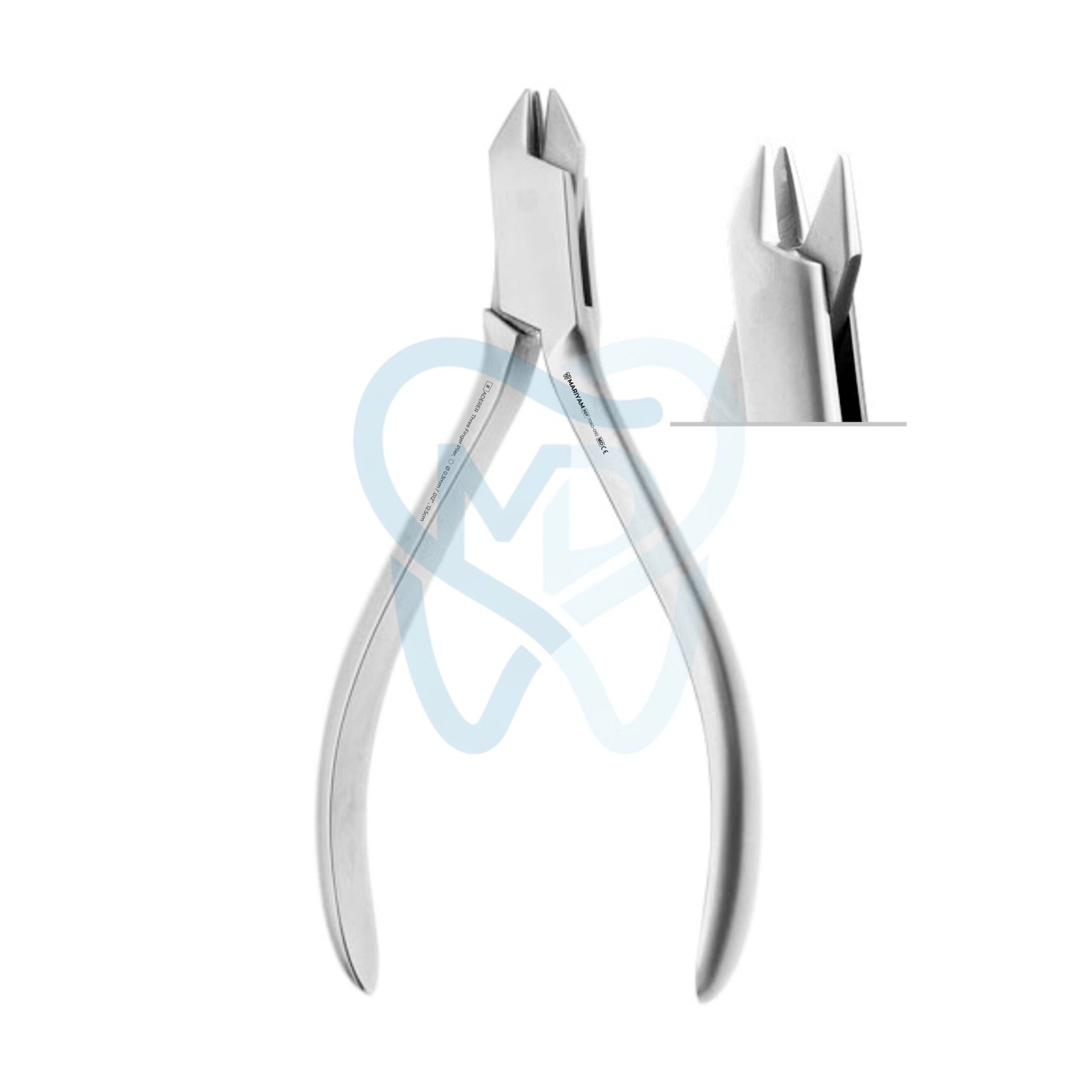 7060-092 ADERER Three Finger Plier, ◯ Ø 0.3mm / .012” , 12.5cm - Image 1