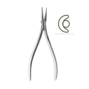 SCHWARZ Hollow Chop Plier, ◯  Ø 0.7mm / .028” , 12.5cm