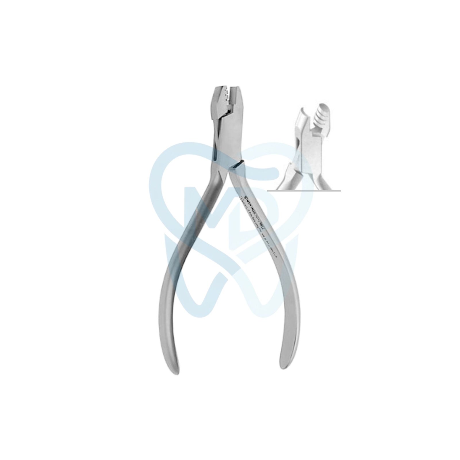 7060-105 DeLa ROSA Arch Contouring Plier with groove guides,12.5cm - Image 1