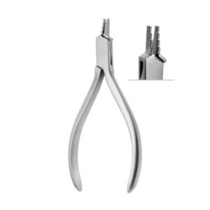 NANCE step loop bending plier steps of 3, 4, 5 and 6mm enable exact and even bending,13cm