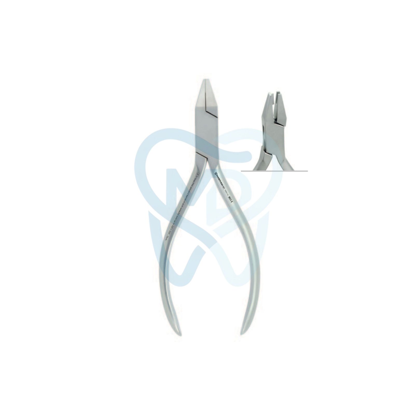 7060-112 V-Step Plier places V-bends in arch wires,for wire up to .021 x .025" , 13cm - Image 1