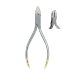 Crimpable Arch Wire Hook Plier for surgical ball hooks straight, 14cm,TC