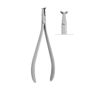 Hammerhead Plier for bending nickel-titanium arches/wires in the molar region, ◯  Ø .018” , 14cm