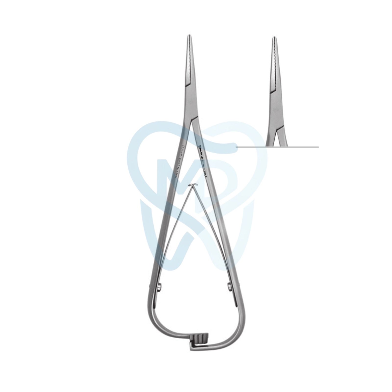 7060-119 SMAHA Ligature Forceps, 14cm - Image 1