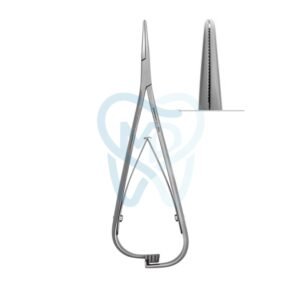 SMAHA Ligature Forceps delicate tips with groove,14cm