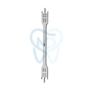 BRACKET POSITIONING GAUGE for .022 slot brackets