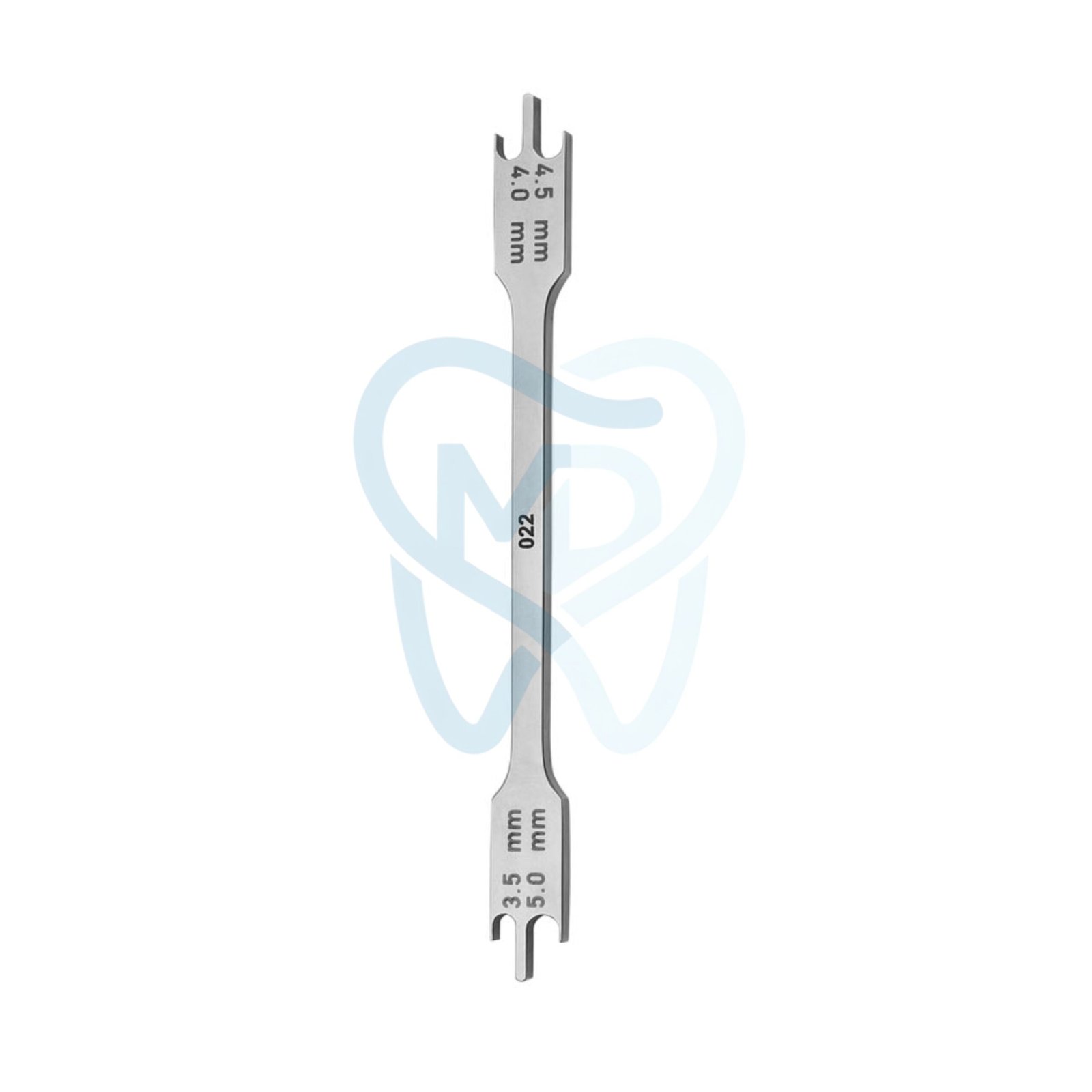 7060-137 BRACKET POSITIONING GAUGE for .022 slot brackets - Image 1