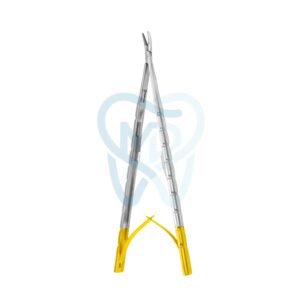 Castroviejo Micro Needle Holder, Barraquer, Curved, 16cm, TC