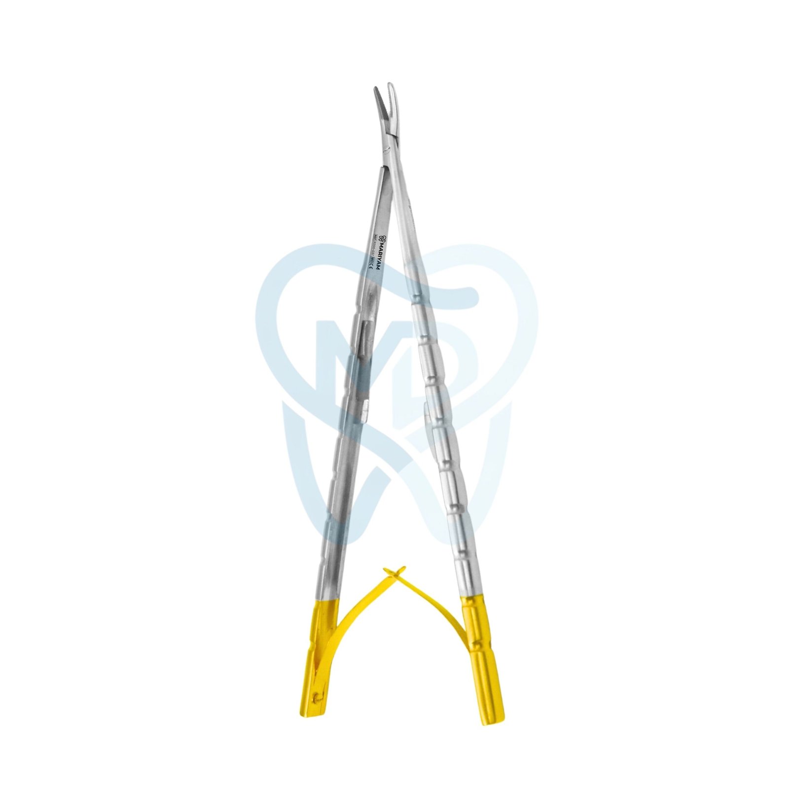 3000-037 Castroviejo Micro Needle Holder, Barraquer, Curved, 16cm, TC - Image 1