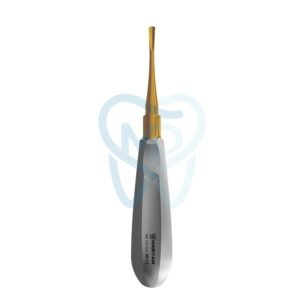 Luxating Elevator Gold,  Curved, 4mm