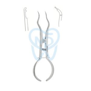 Rubber Dam Clamp Forceps Brewer, 17cm