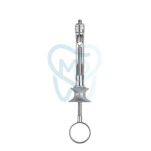 Cylinder Cartridge Syringe, 2.2 ml, Chrome-plated, with Metric Thread, with aspiration