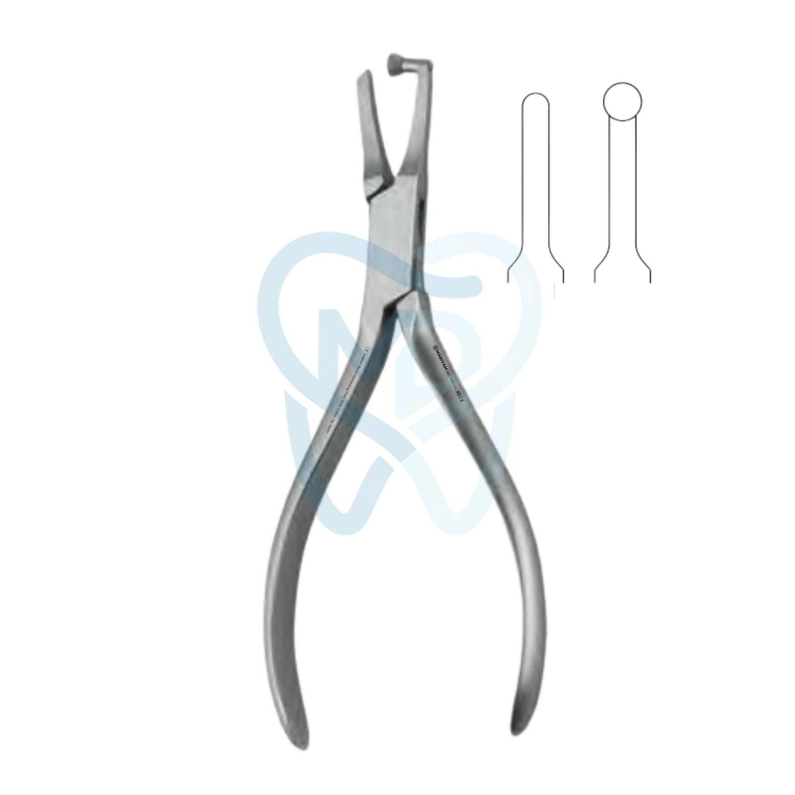 7060-005 Aderer Band Removing Plier, With Teflon Tip, 14cm - Image 1