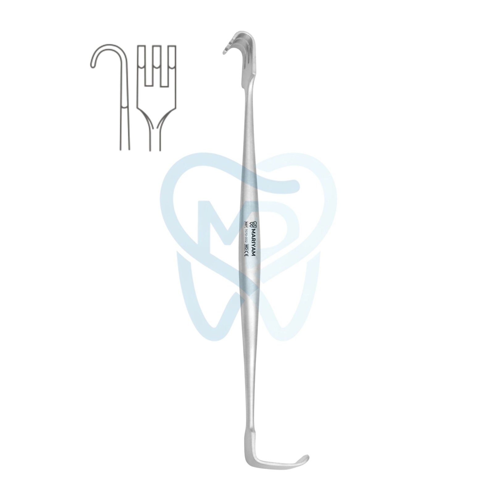 7070-002 Sean-Miller Retractor, Blunt - Image 1