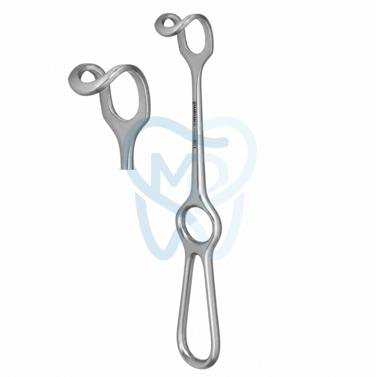 7070-009 Middeldorpf Retractor, Medium, 20 x 22 mm, 21cm - Image 1