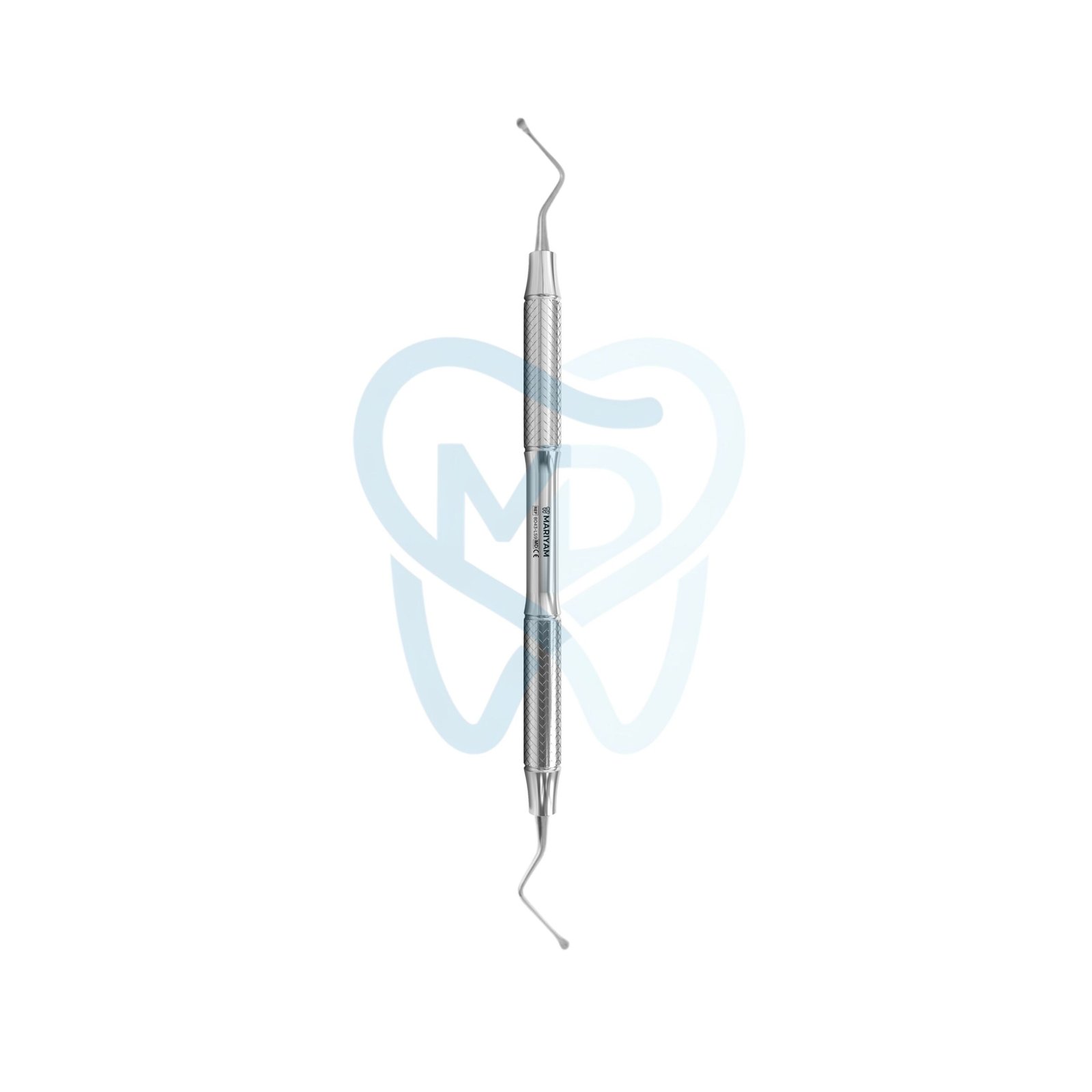 8043-LS9 Lucas Bone Curette 86 Serrated 3x6mm - Image 1