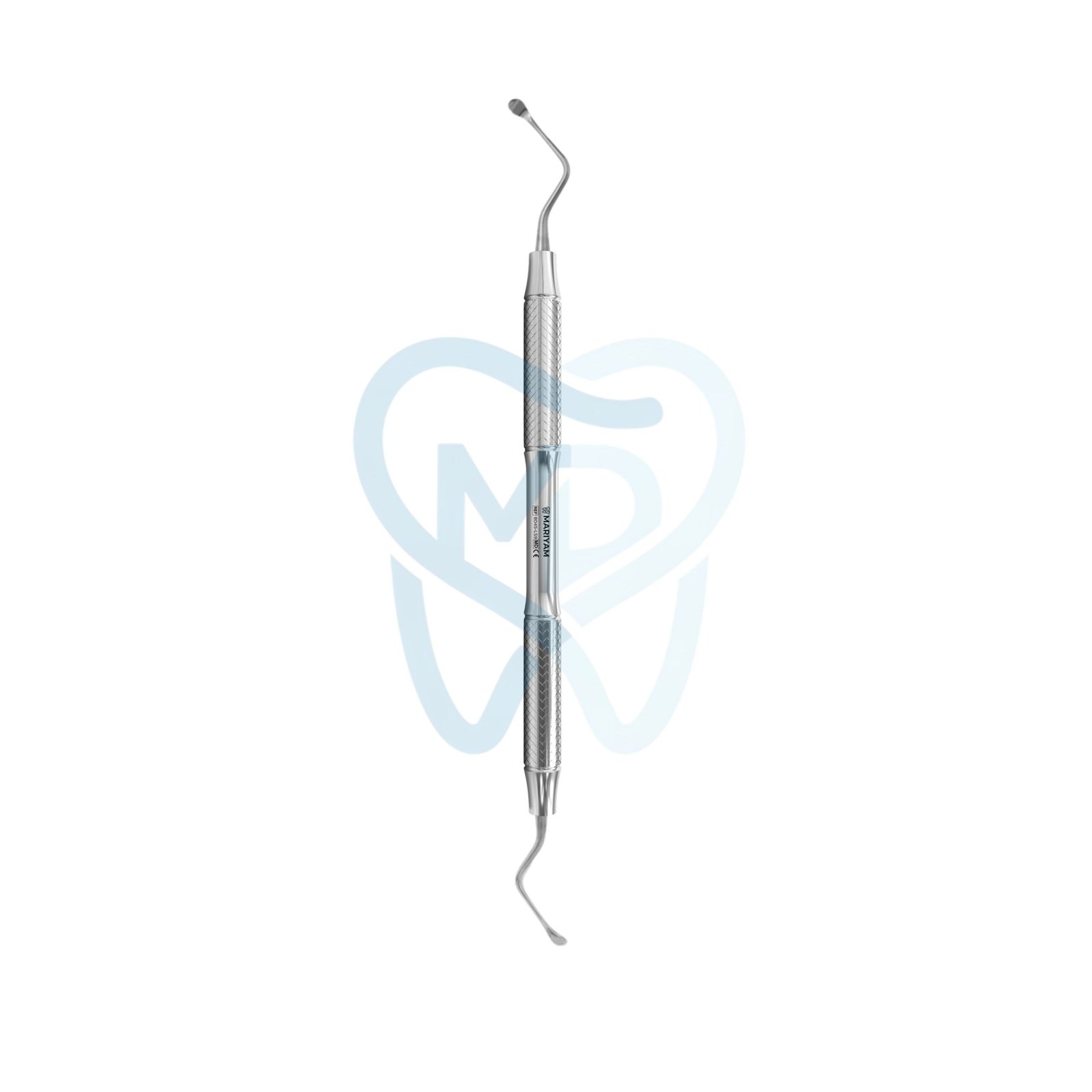 8045-LS9 Lucas Bone Curette 88 Serrated 5x6mm - Image 1